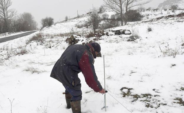 'Gérard' trajo el viento y la lluvia, pero 'Fien' llega cargada de nieve para León