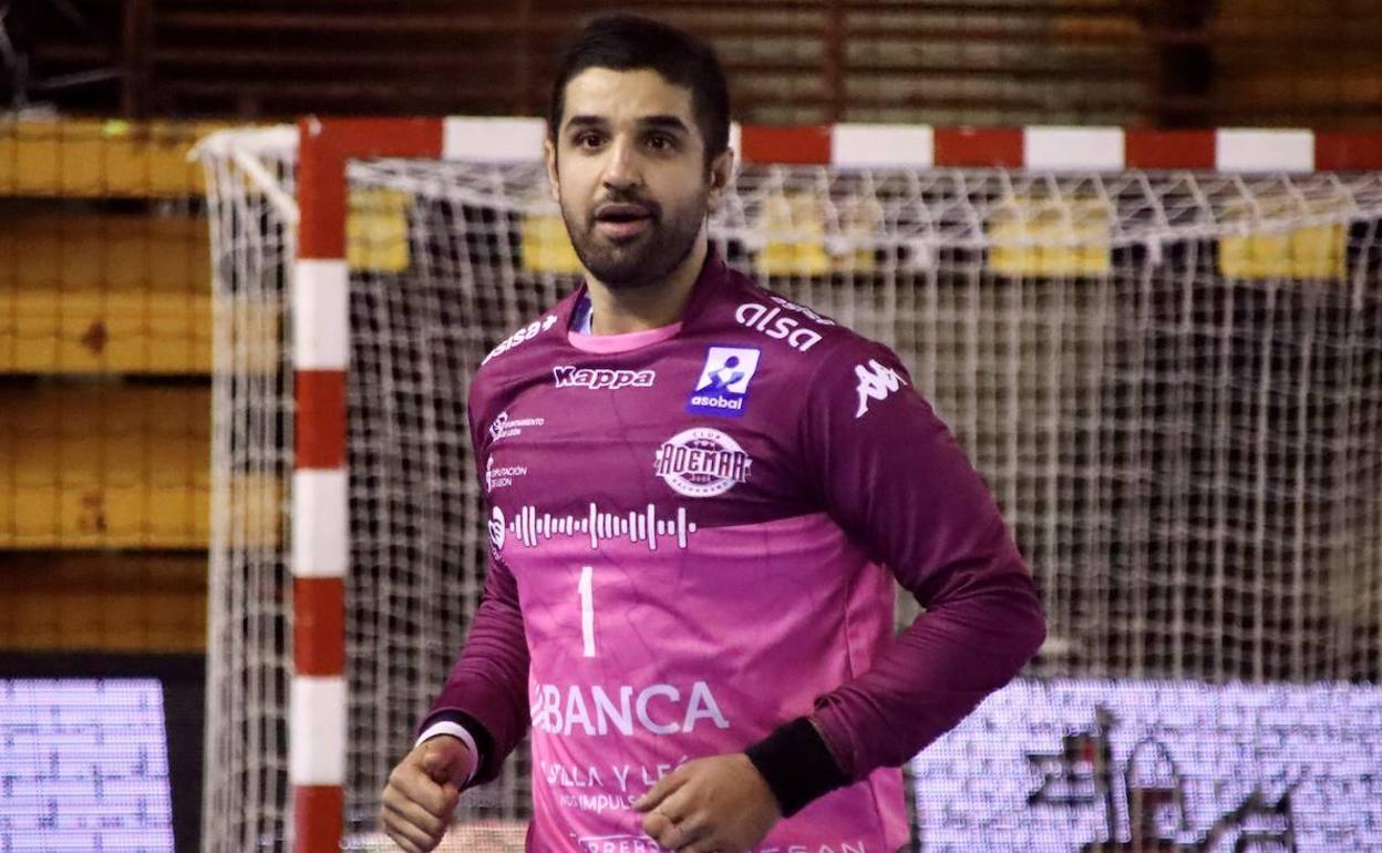 Saeid Barkhordari, portero iraní del Abanca Ademar león.