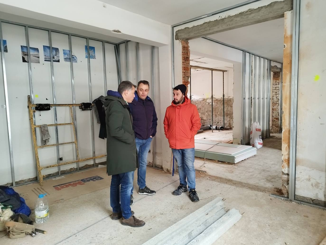 Las obras del Espacio del Mayor de Valencia de Don Juan se espera que acaben en marzo.