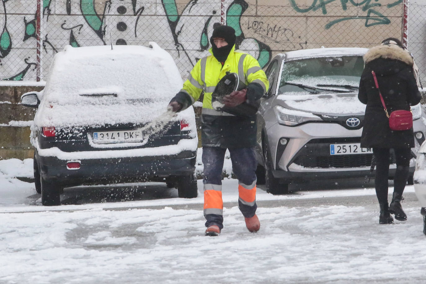 Fotos: Nieve en la capital leonesa