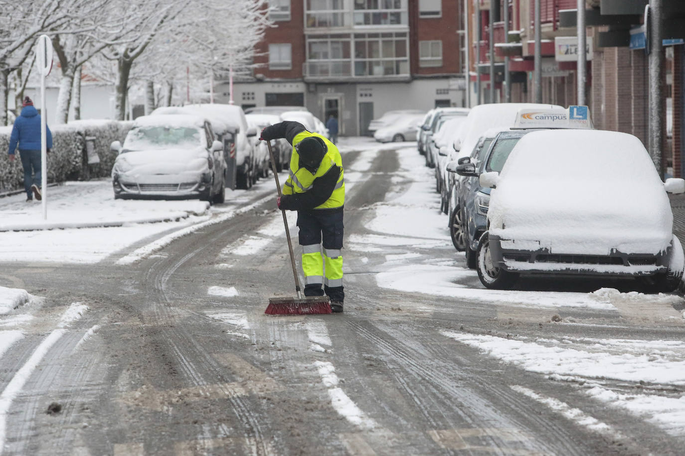 Fotos: Nieve en la capital leonesa