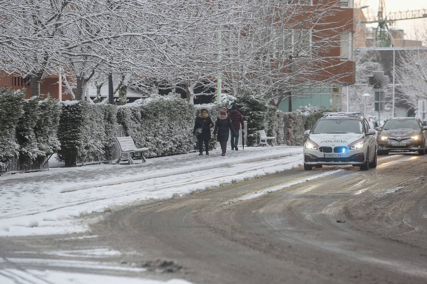 Fotos: Nieve en la capital leonesa