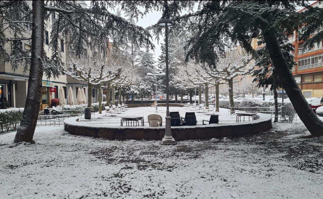 La nieve ha cubierto todo León y su alfoz en la jornada de este miércoles.