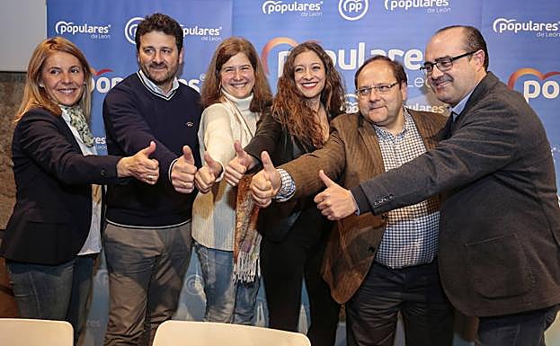 Los candidatos ya ratificados del PP apuestan por conseguir mayorías absolutas. 