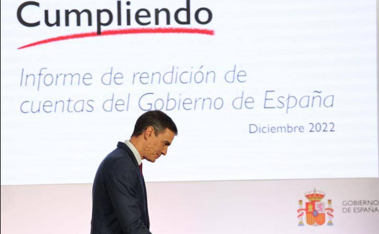 El presidente del Gobierno español, Pedro Sánchez. 