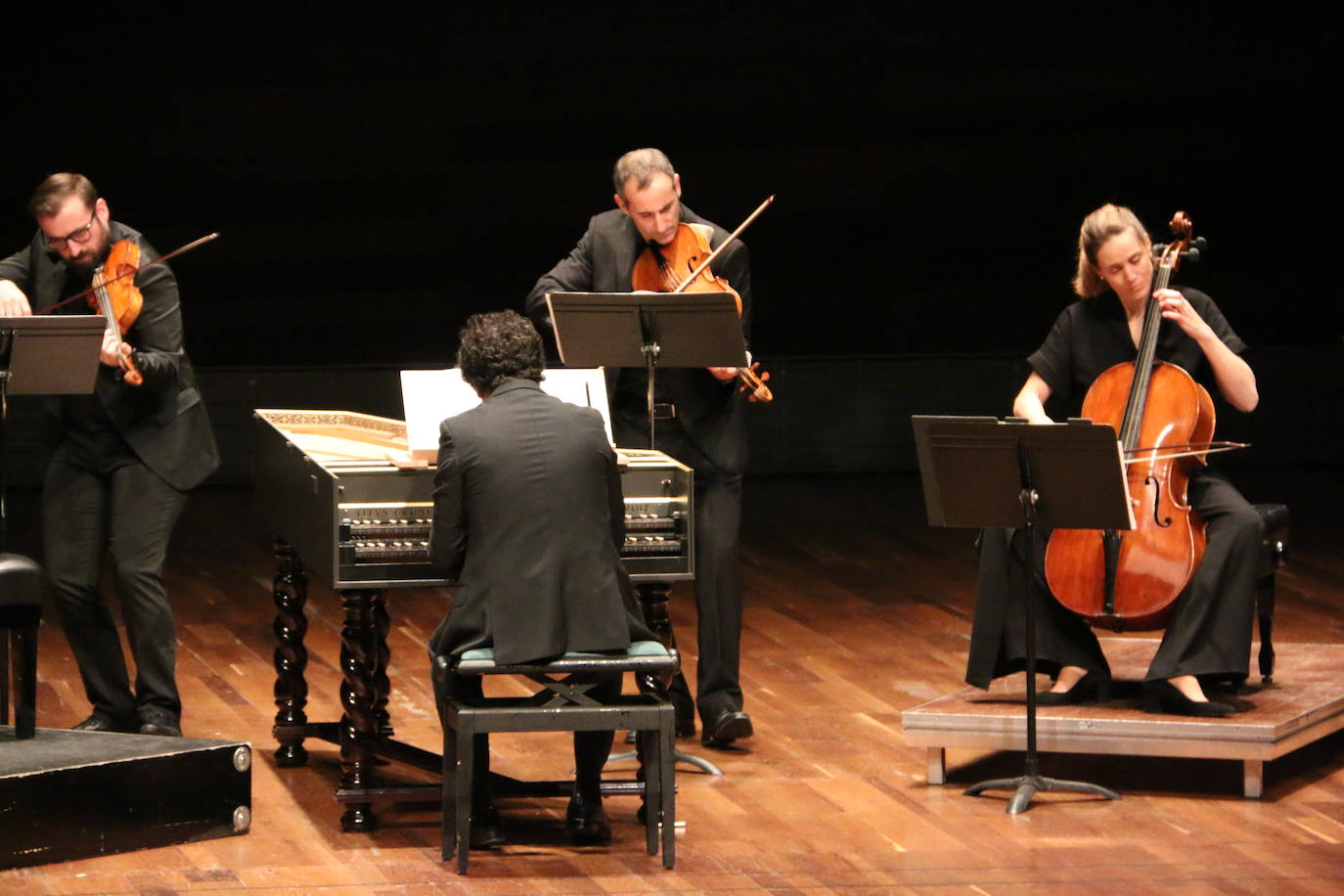 El concierto inaugural ha corrido a cargo de Tiento Nuovo, dirigido por el clavecinista Ignacio Prego