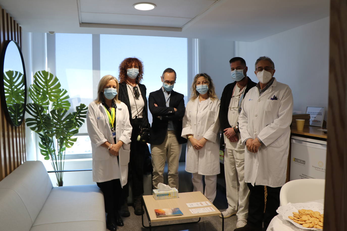 Las nuevas salas de repiro para familiares en la planta de Hematología del Hospital de León.