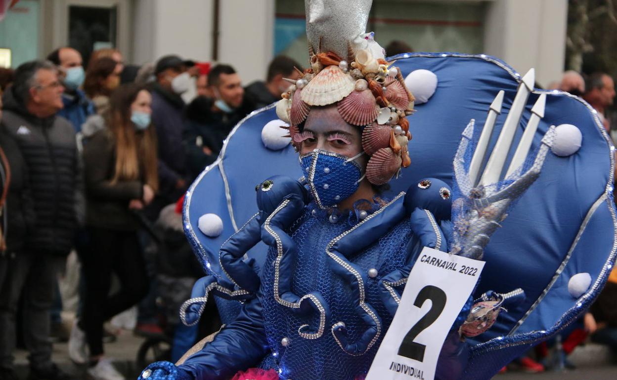 Imagen de archivo de una de las cabalgatas de Carnaval de la capital leonesa. 