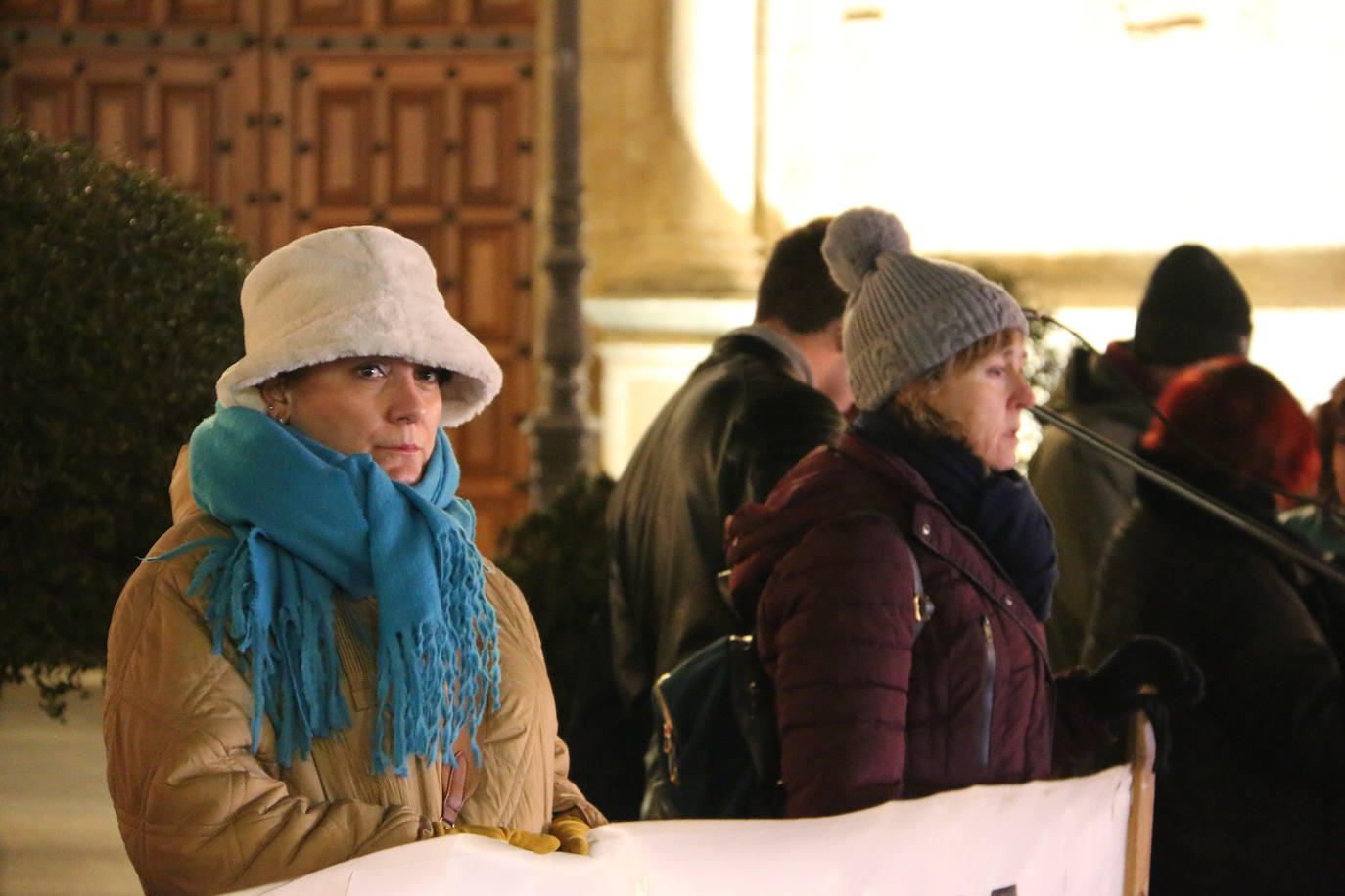 La plataforma contra la violencia machista en León convoca frente a Botines otro lunes sin sol.