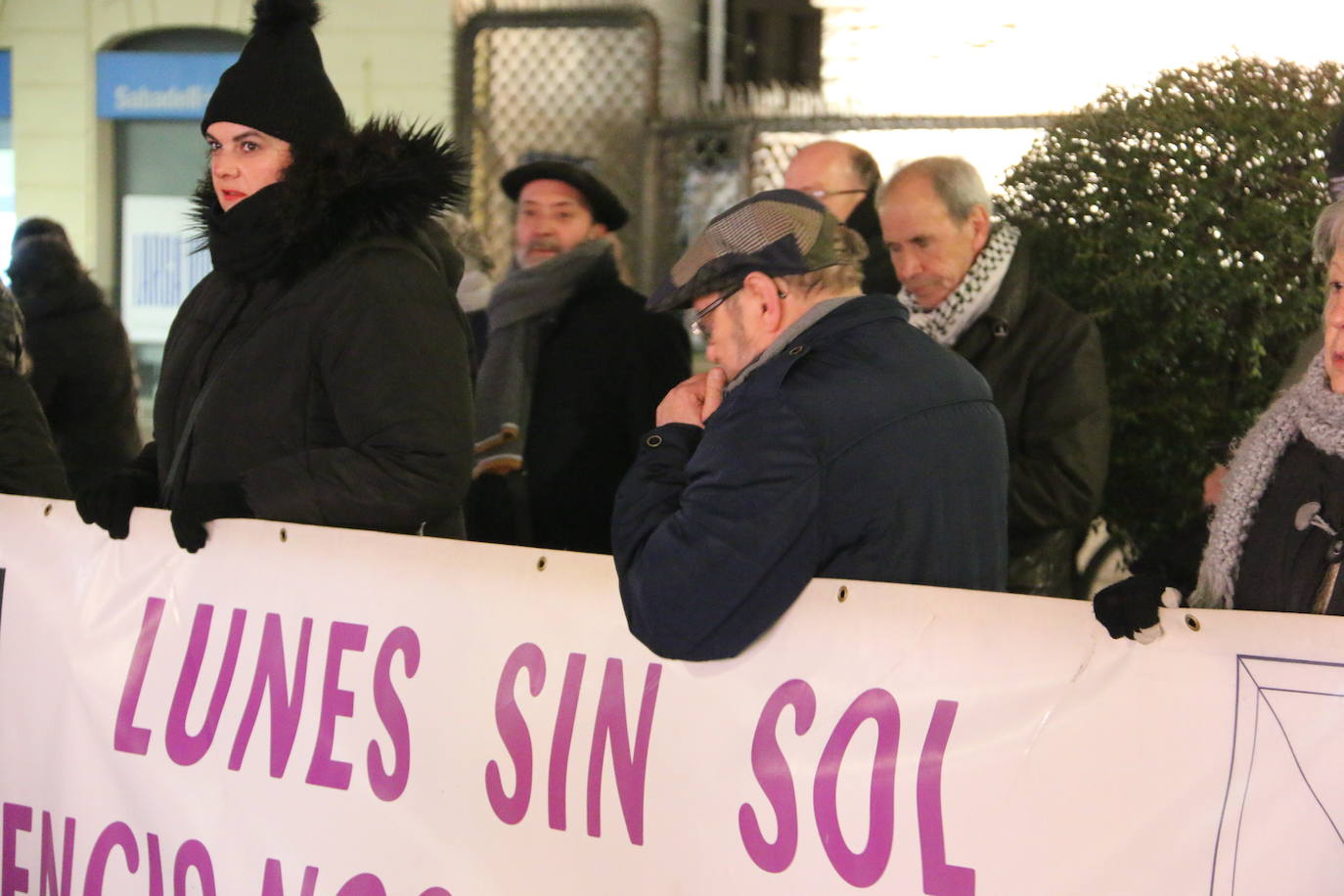 La plataforma contra la violencia machista en León convoca frente a Botines otro lunes sin sol.