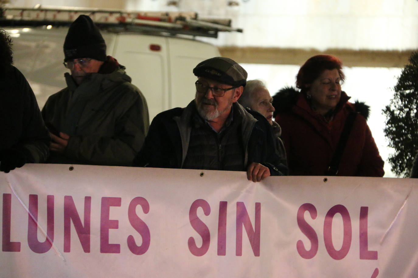 La plataforma contra la violencia machista en León convoca frente a Botines otro lunes sin sol.