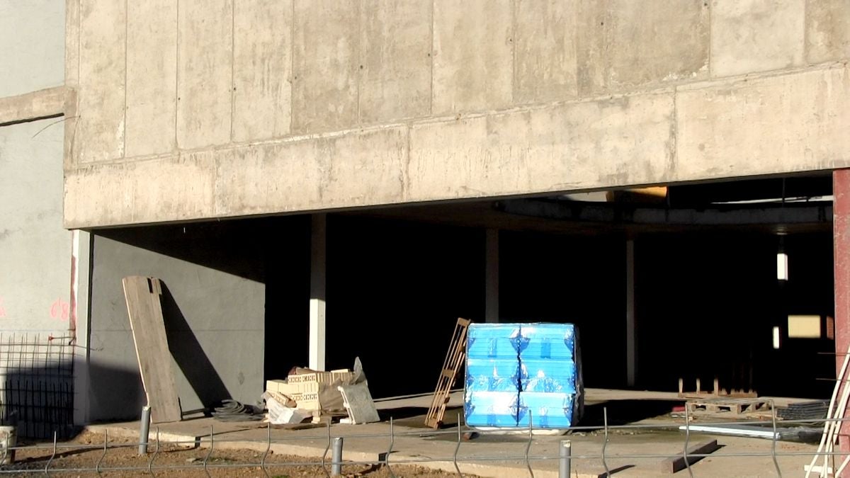 Avanzan las obras en el Conservatorio de Música de la ciudad de León. 