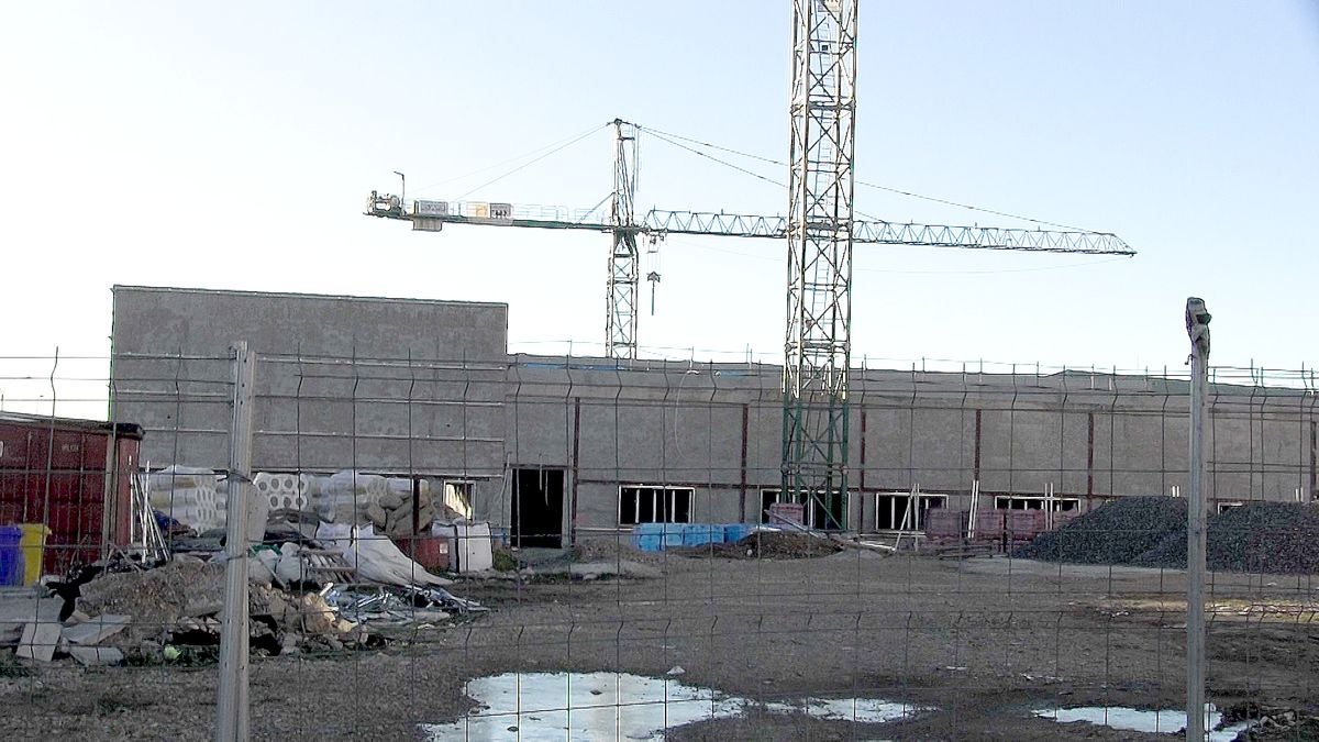 Avanzan las obras en el Conservatorio de Música de la ciudad de León. 