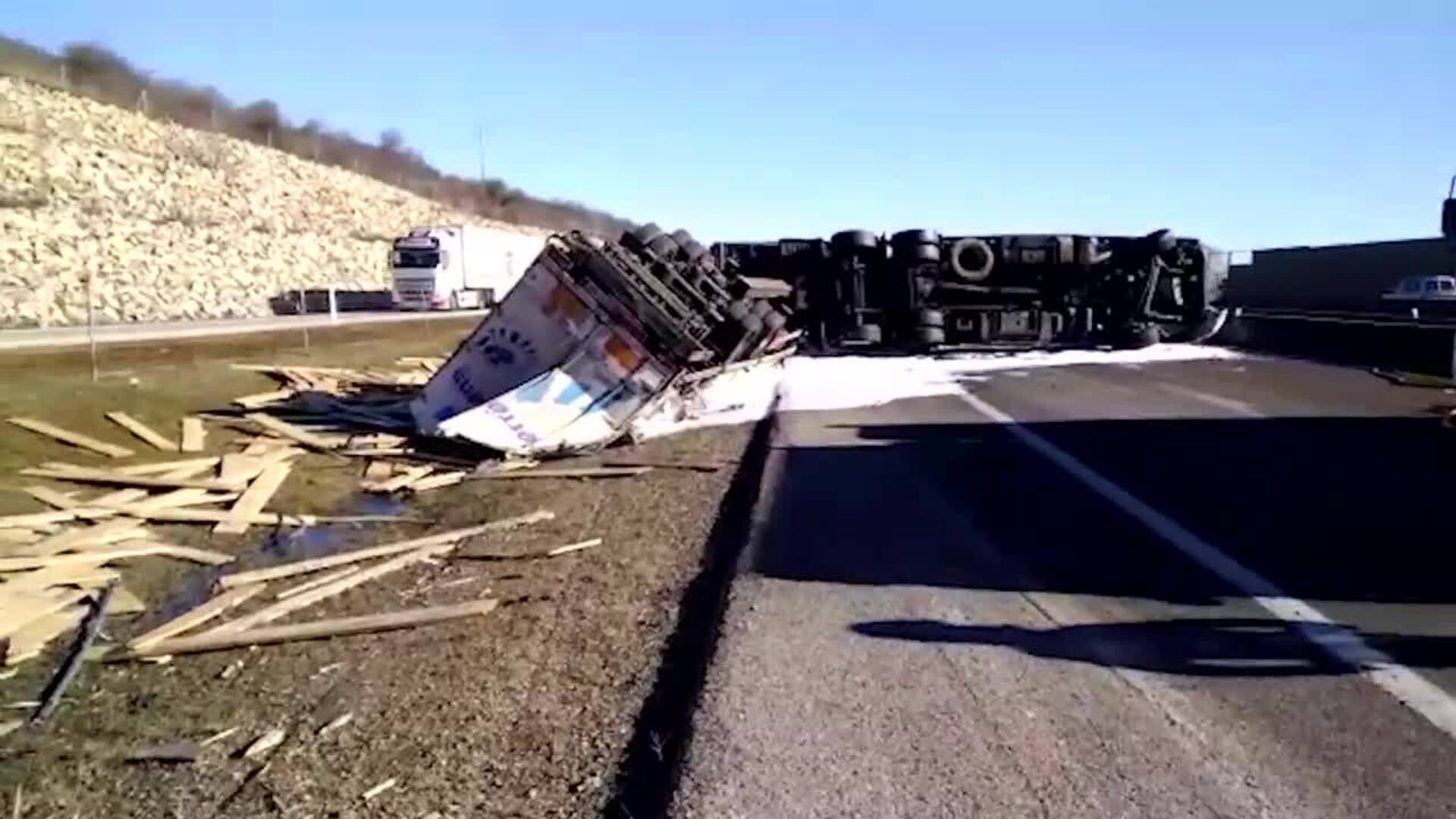 ACCIDENTE CAMION A6