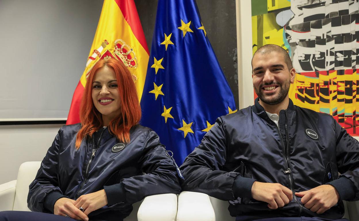 Los dos astronautas leoneses, Pablo Álvarez y Sara García, serán nombrados socios honoríficos del Ademar.