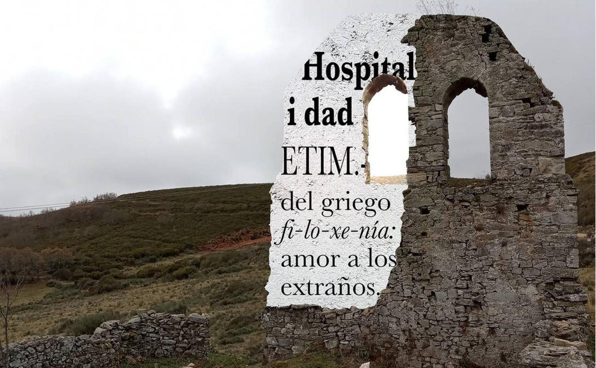 La artista Irene García-Inés Aguado ha proyectado una escultura que reconstruye la espadaña de Foncebadón con un símbolo de hospitalidad.