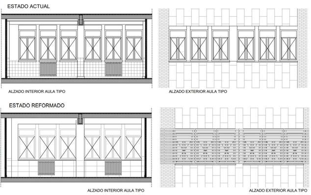 Esta obra será financiada con fondos de la propia consejería y cofinanciado con Fondos FEDER al 50%, para reducir el consumo energético y mejorar el confort térmico.