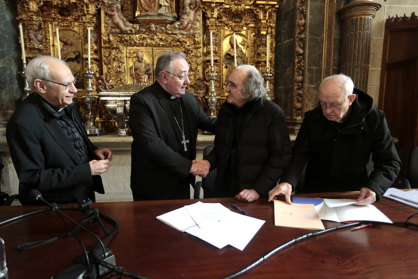 Recepción del legado de José María Muñiz Sánchez a la catedral de León