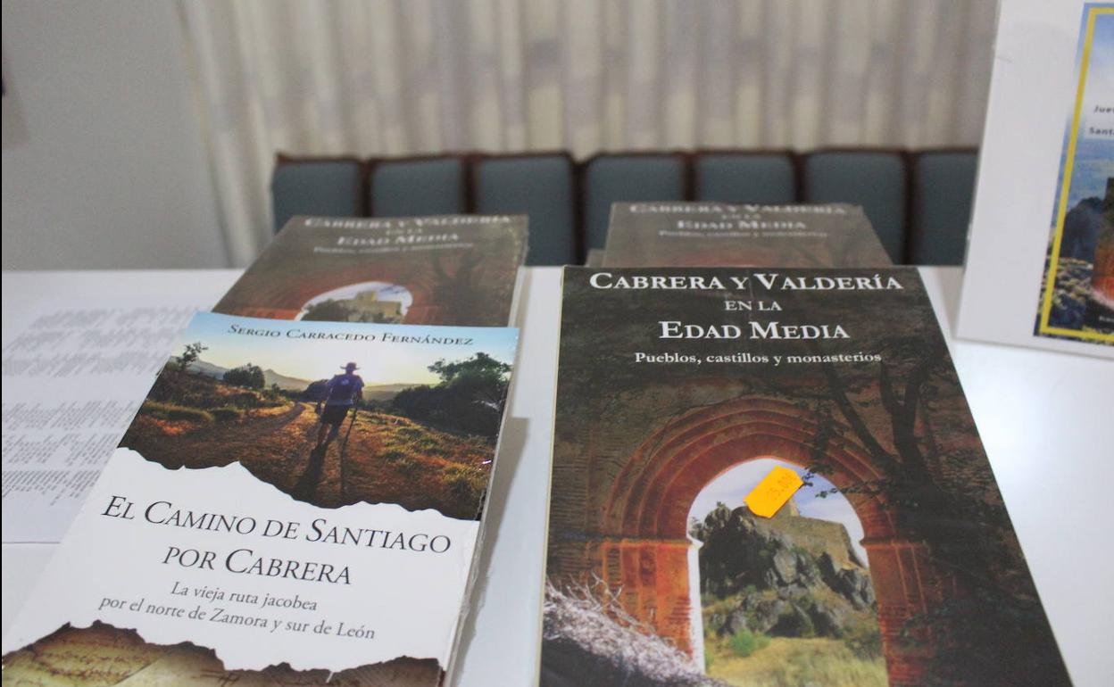 Presentación de los libros de Sergio Carracedo, 'Cabrera y Valdería en la Edad Media' y 'El Camino de Santiago por Cabrera'.