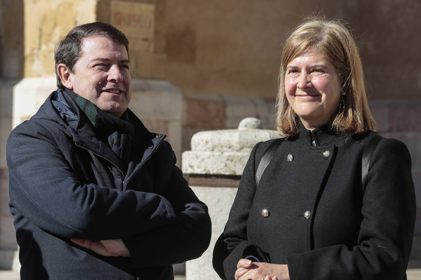 Fotos: El presidente del Partido Popular de Castilla y León, Alfonso Fernández Mañueco visita León