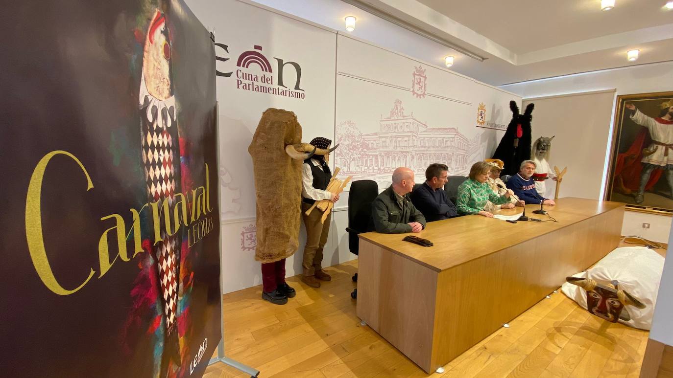 Presentación del programa de Carnaval en León 2023. 