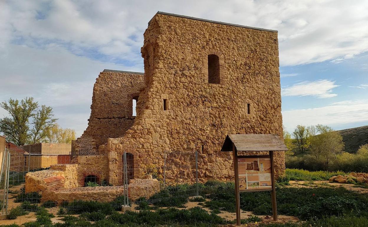 Imagen de la situaicón actual del castillo de Alcuetas. 