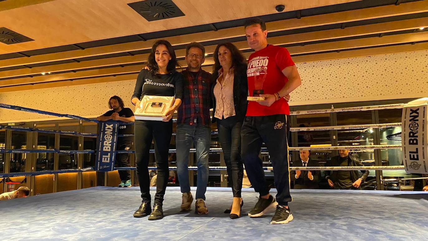 Imagen de la velada de boxeo en el Olímpico de León 