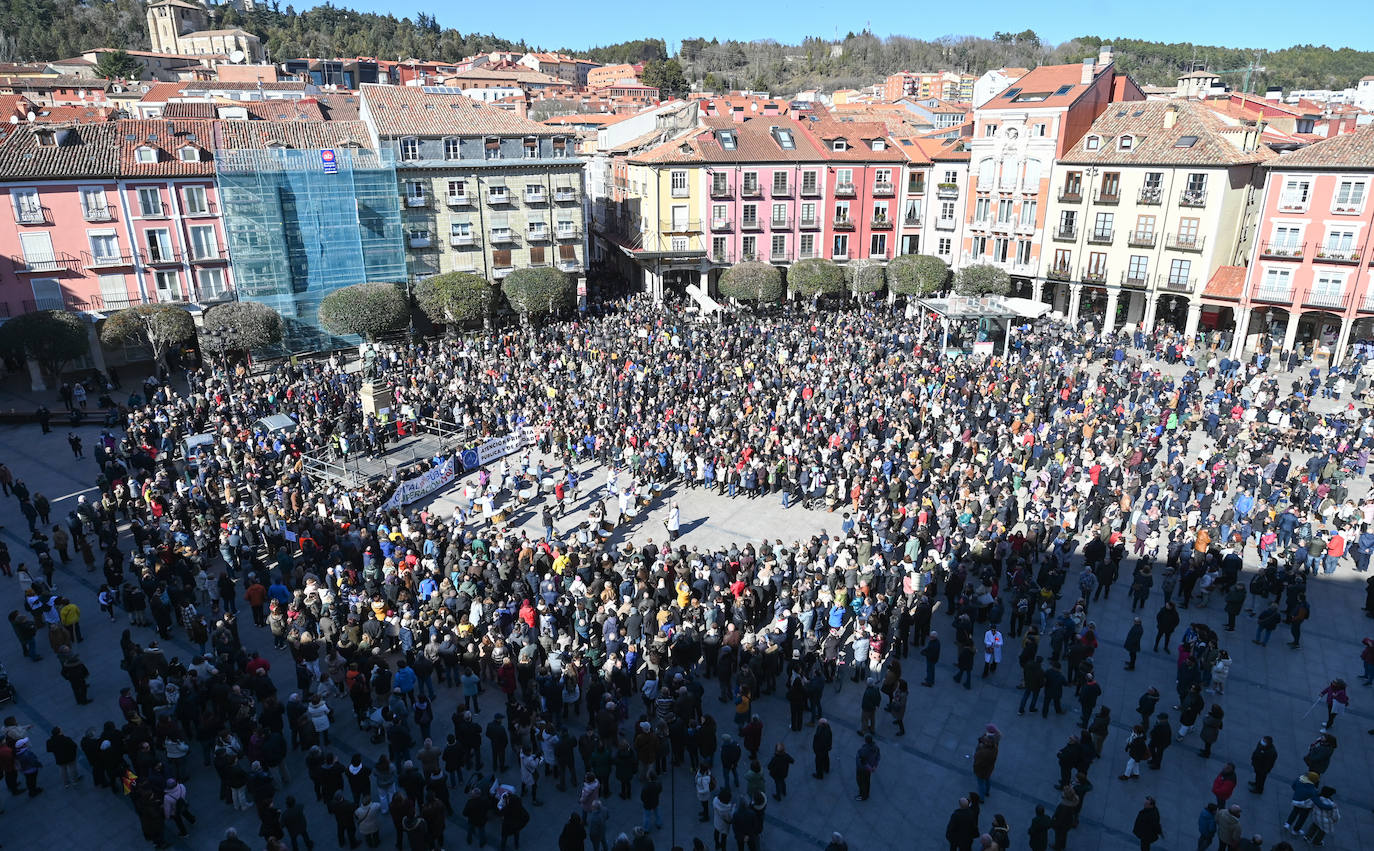 Fotos: Manifestación en Burgos en defensa de la Sanidad Pública