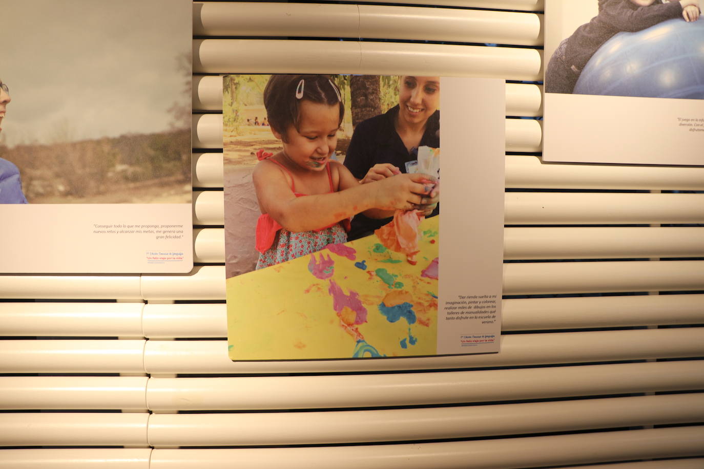 Inauguración de la Exposición del I Concurso de Fotografía «Un feliz viaje por la vida» organizada por la Federación Autismo de Castilla y León.