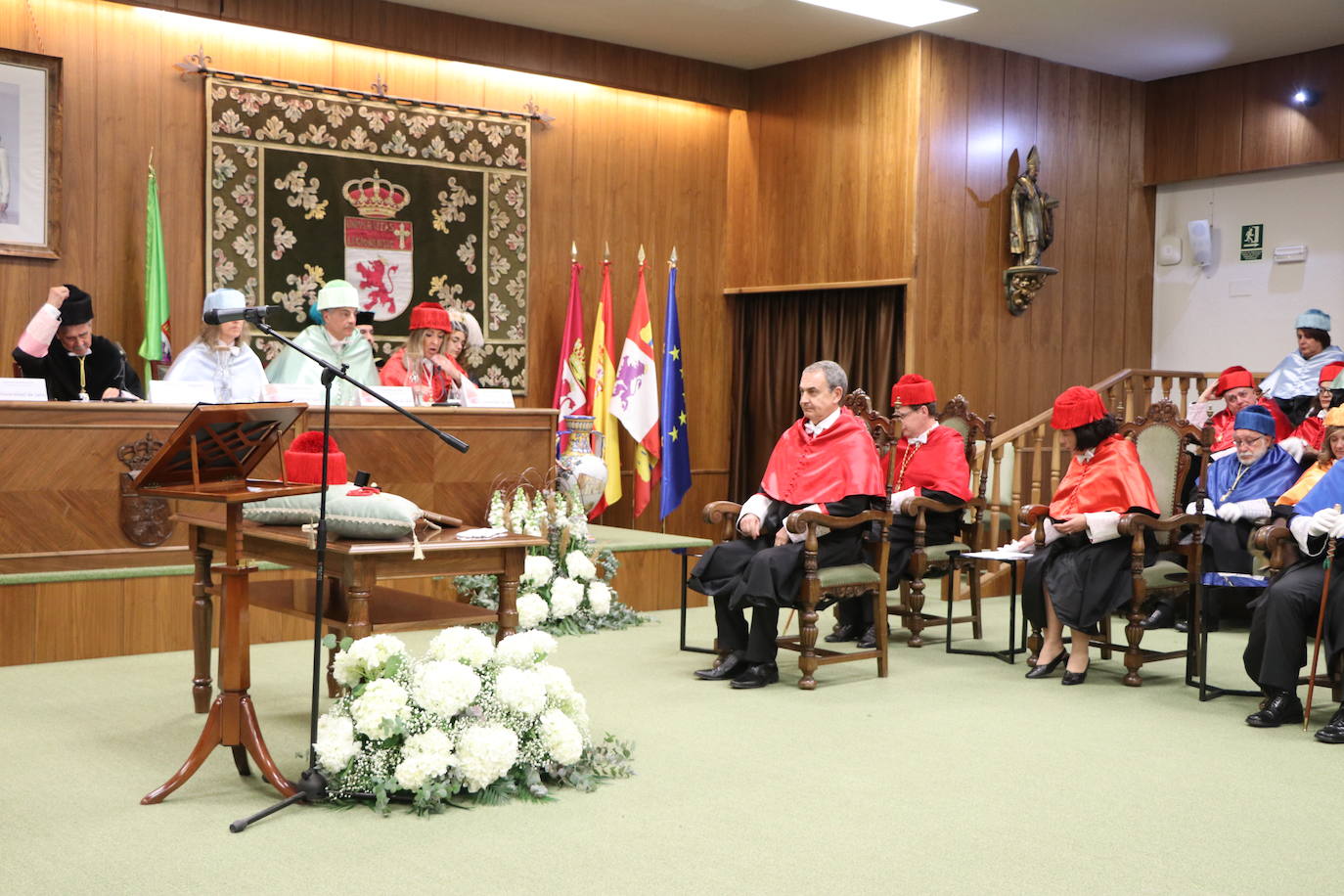 Acto académico de investidura del ex presidente del Gobierno, José Luis Rodríguez Zapatero, como Doctor Honoris Causa por la Universidad de León.