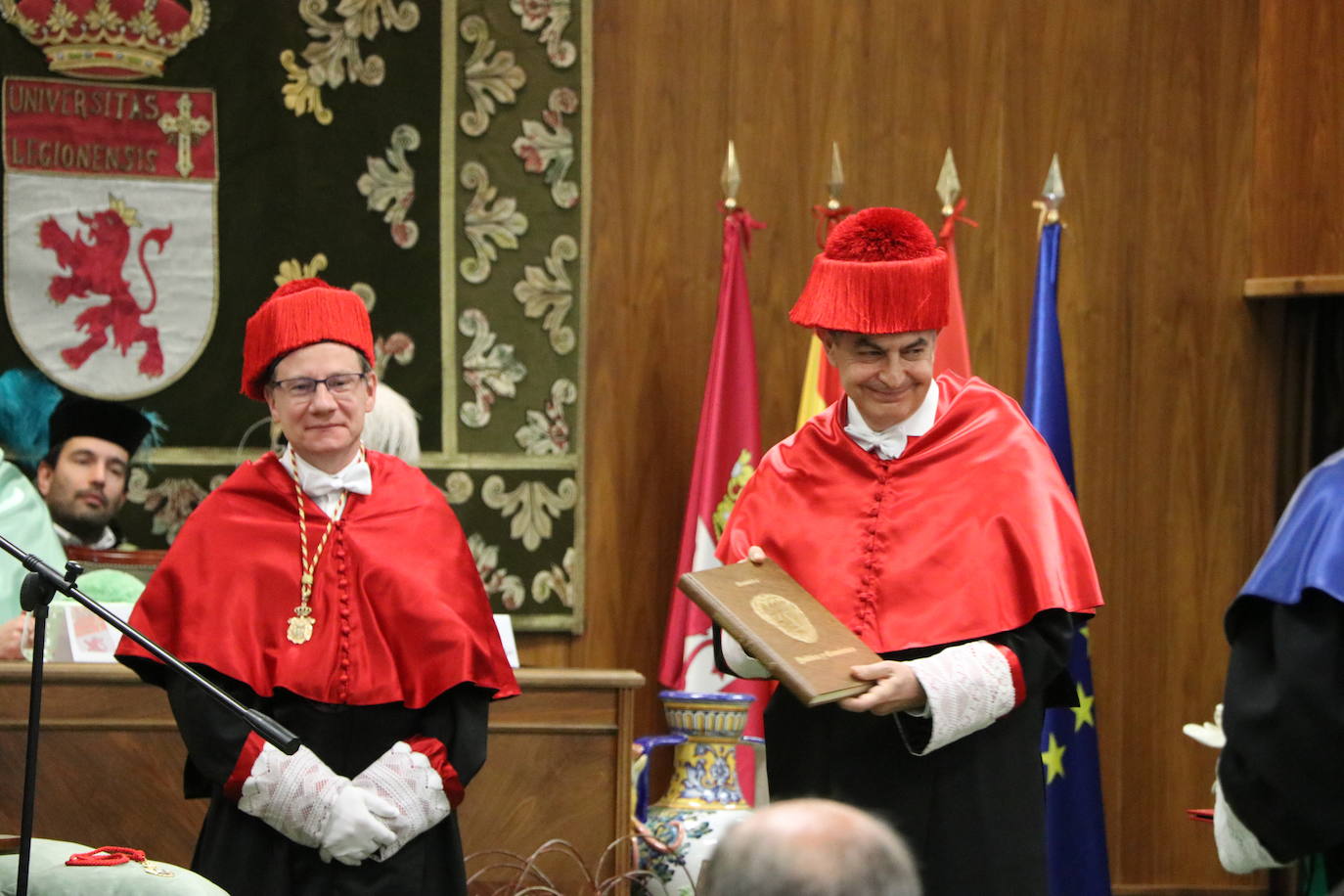 Acto académico de investidura del ex presidente del Gobierno, José Luis Rodríguez Zapatero, como Doctor Honoris Causa por la Universidad de León.