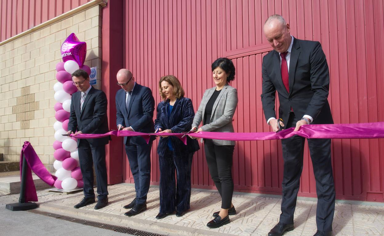 Inauguración de las nuevas instalaciones de Evonik.