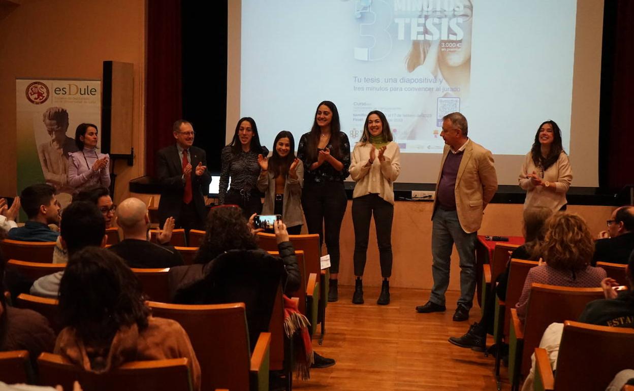 Las primeras finalistas de concurso en la fase provincial.