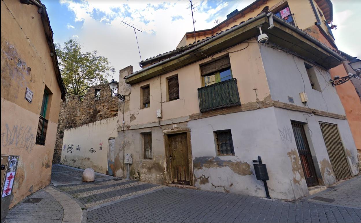 Vivienda de la calle Las Cercas cuyo acuerdo de expropiación ha sido aceptado por propiedad y Ayuntamiento.