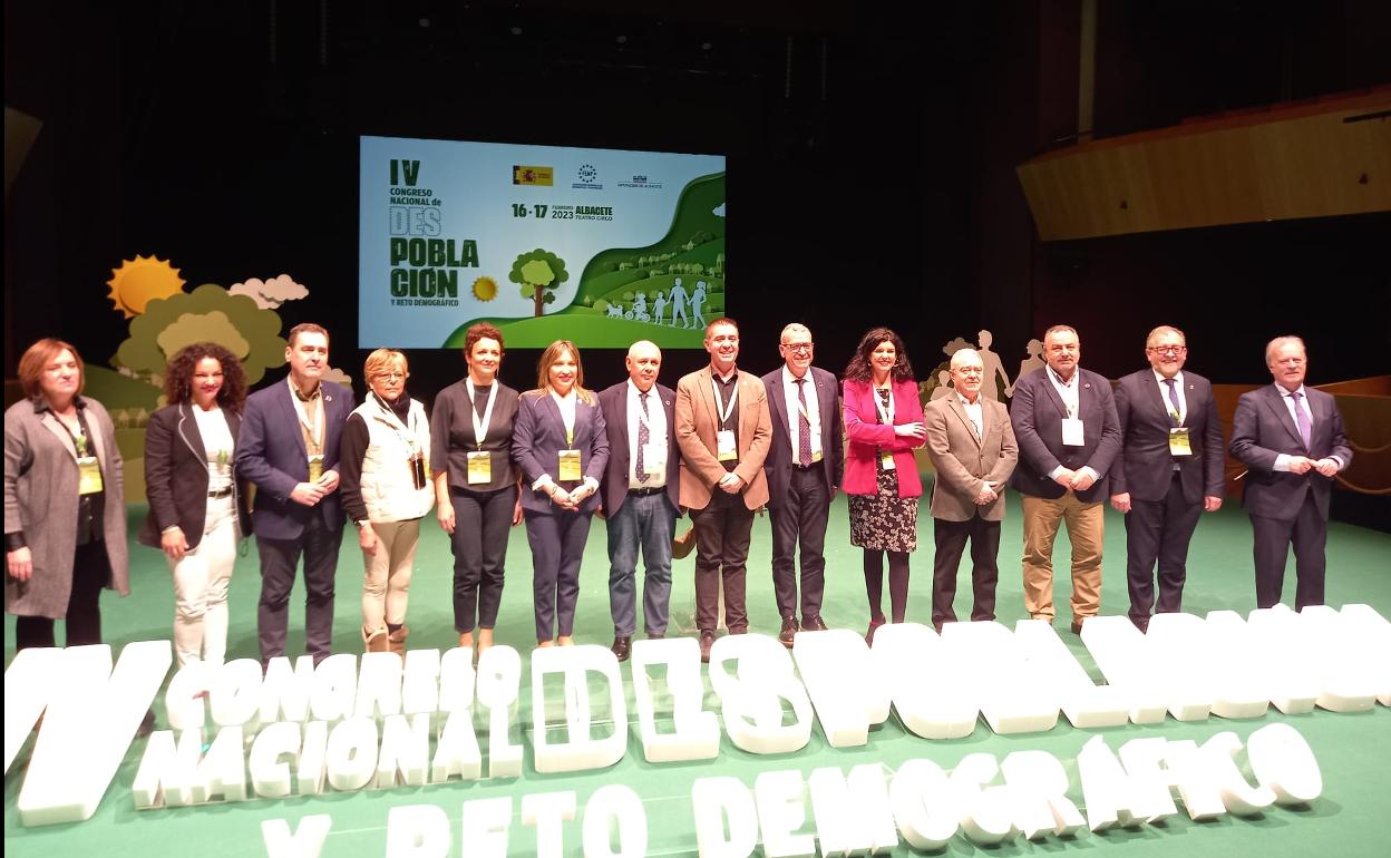 Eduardo Morán participa en la clausura del Congreso nacional de despoblación de Albacete. 