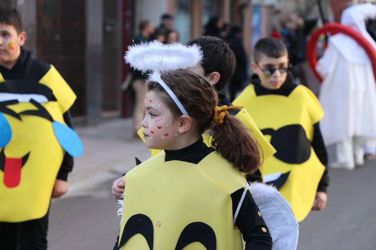 Los vecinos de La Robla han salido este domingo a la calle para llenarla de música, color y diversión en un desfile de Carnaval de record.