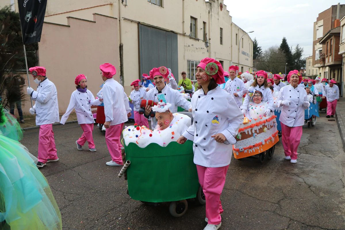 La Bañeza despide el Carnaval con su tradicional desfile que ha congregado a cientos de personas en torno a los disfraces más originales de la provincia.