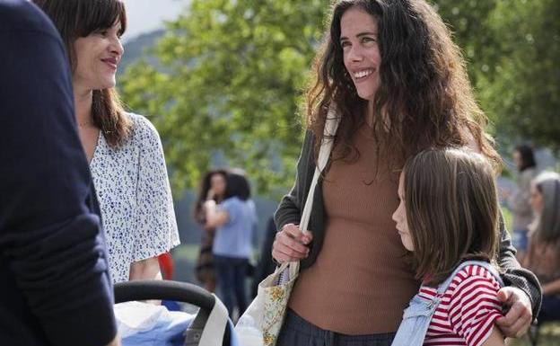 Patricia López Arnáiz y Sofía Otero, madre e hija en el filme.