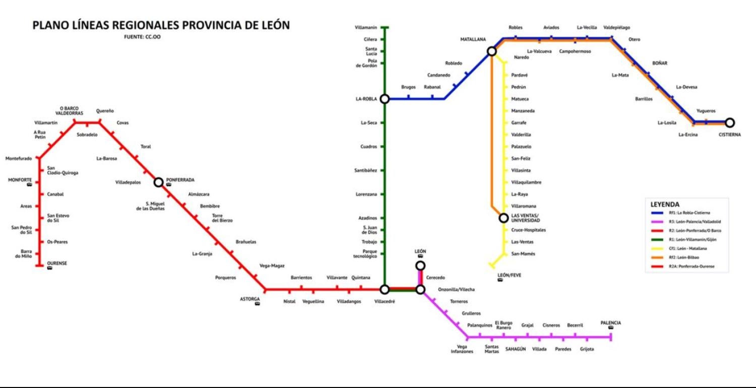 Nuevos corredores y servicios de OSP, con Cercanías, Regionales y Media Distancia, servirían para mejorar las conexiones en la provincia.