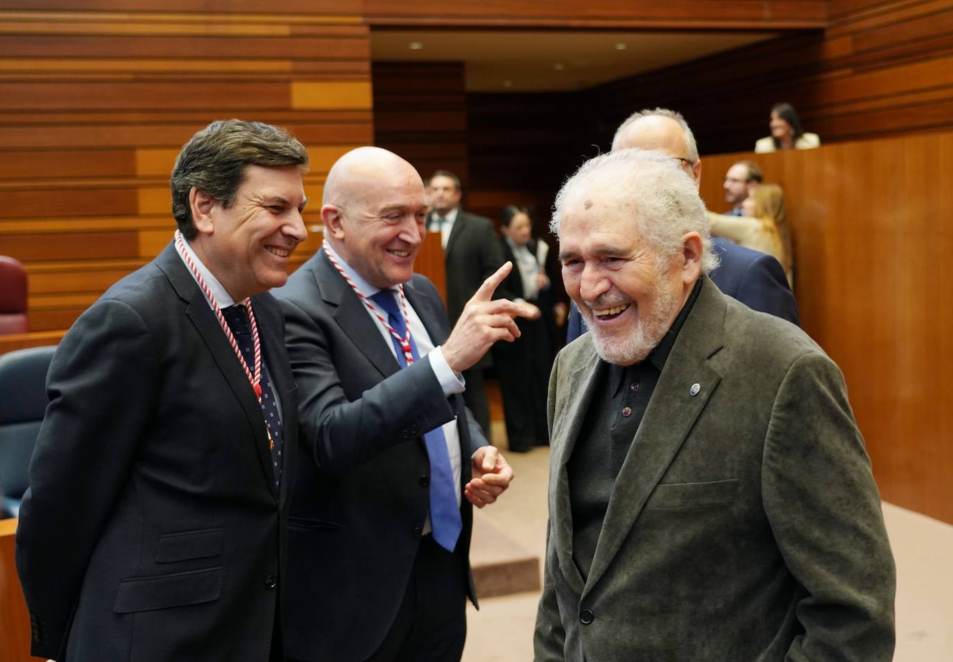 Intervención del presidente de las Cortes Carlos Pollán en el acto institucional del XL Aniversario del Estatuto de Autonomía de Castilla y León. 