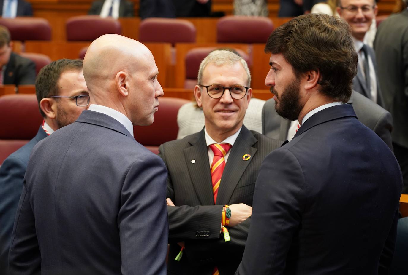 Intervención del presidente de las Cortes Carlos Pollán en el acto institucional del XL Aniversario del Estatuto de Autonomía de Castilla y León. 