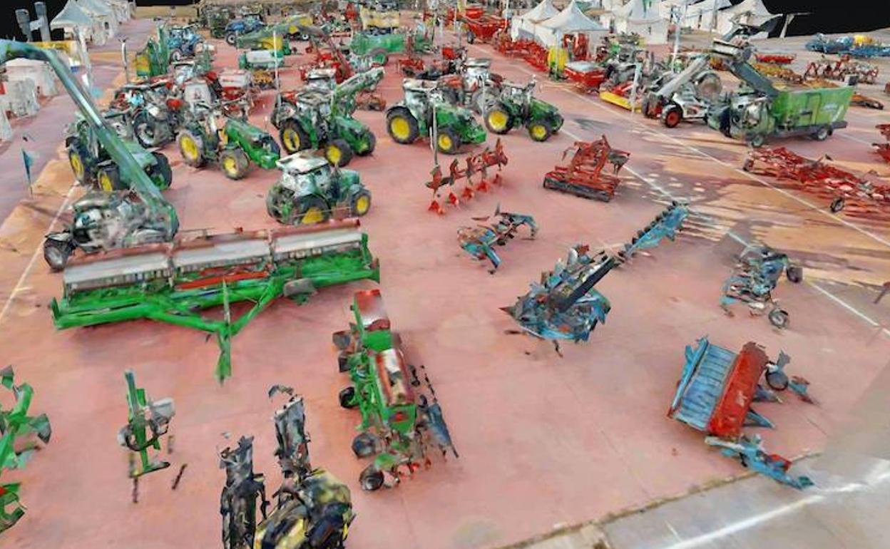 Imagen parcial de lo que es la visita en 3D a la Feria de Febrero. 