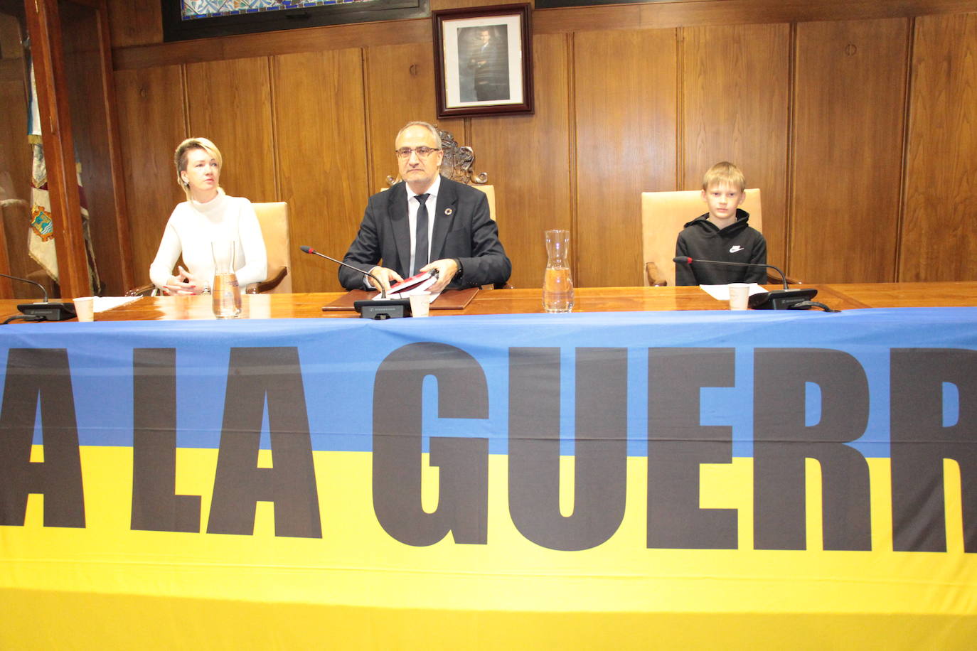 Ponferrada celebra un acto de solidaridad con el pueblo ucraniano cuando se cumple un año del inicio de la guerra.