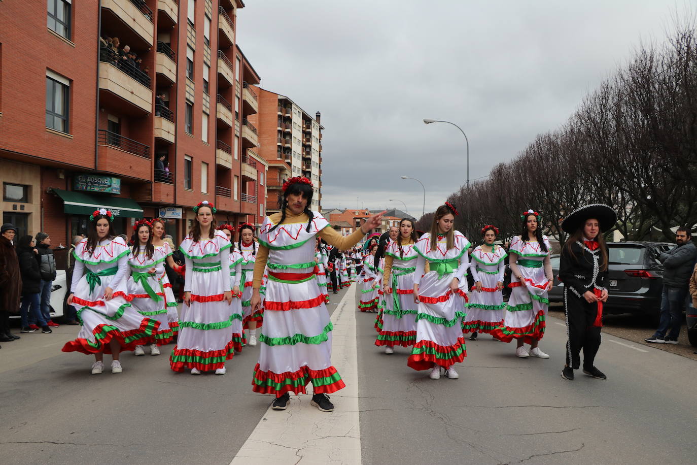 Imagen del desfile de Carnaval en Astorga 