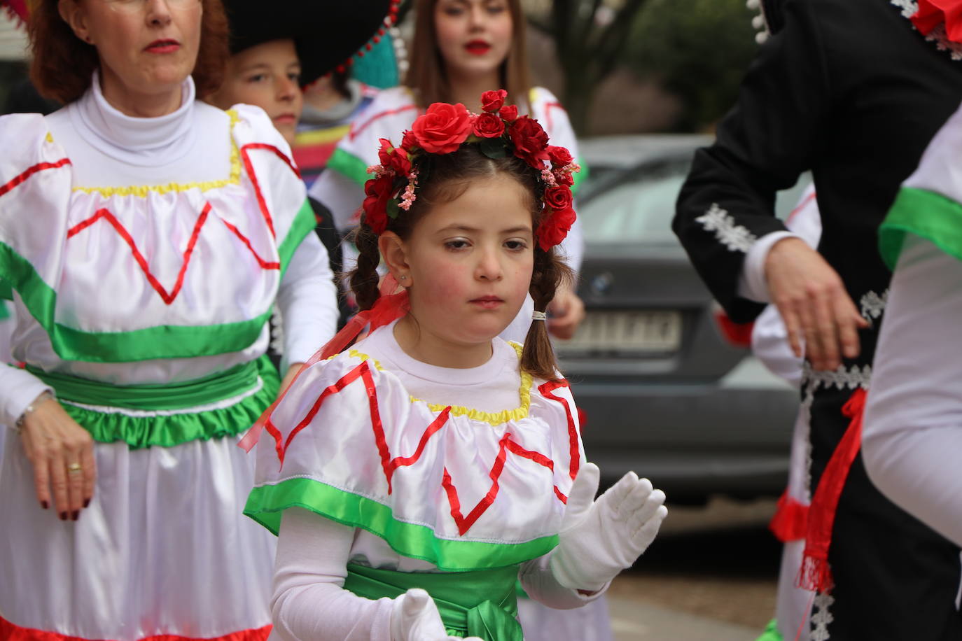 Imagen del desfile de Carnaval en Astorga 