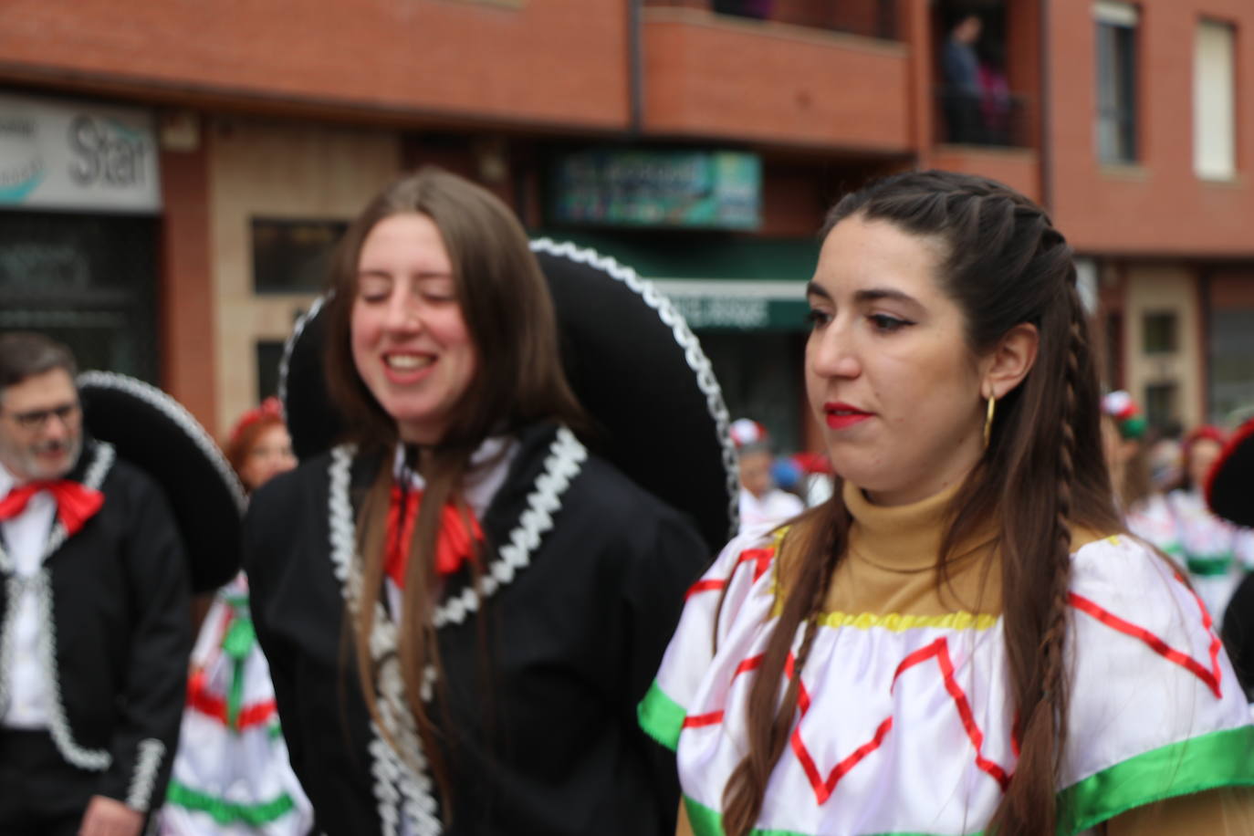 Imagen del desfile de Carnaval en Astorga 