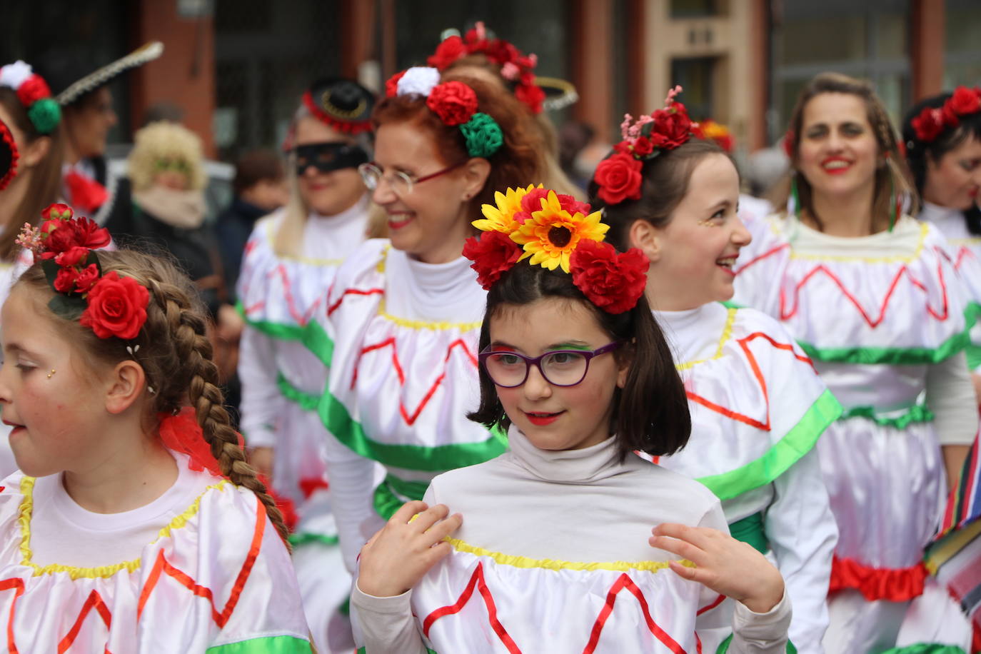 Imagen del desfile de Carnaval en Astorga 