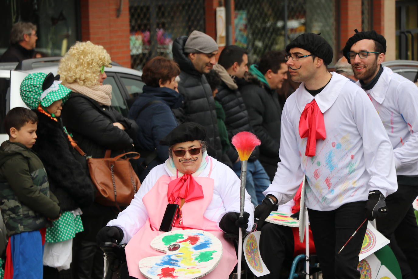 Imagen del desfile de Carnaval en Astorga 