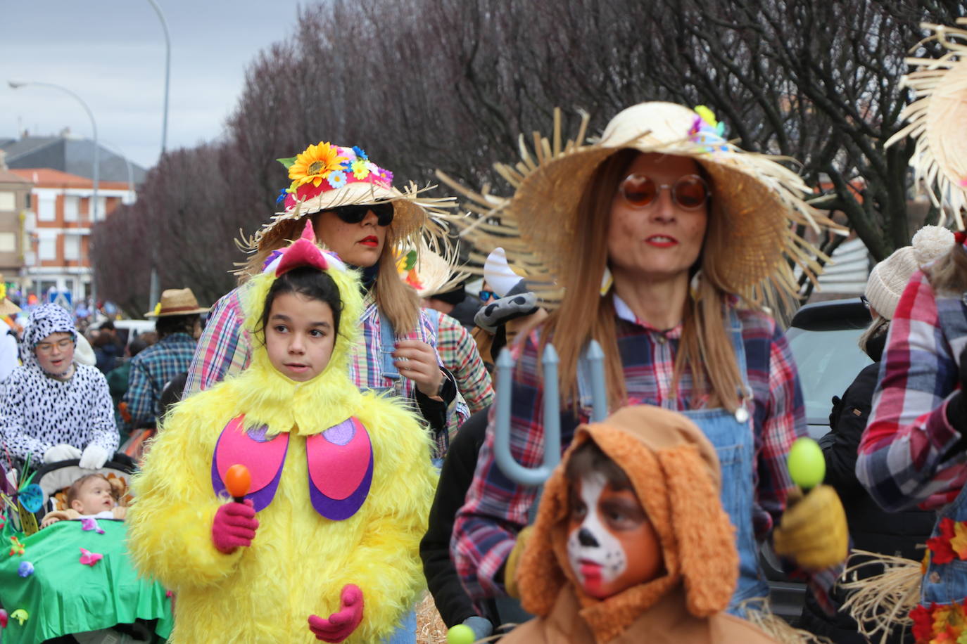 Imagen del desfile de Carnaval en Astorga 