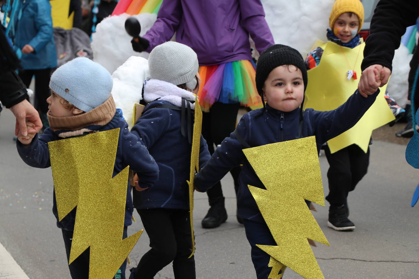 Imagen del desfile de Carnaval en Astorga 